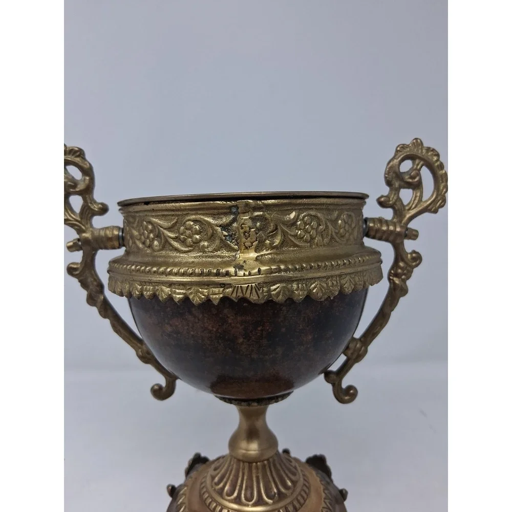 Castilian Imports Bronze Brown Urn Vase 9